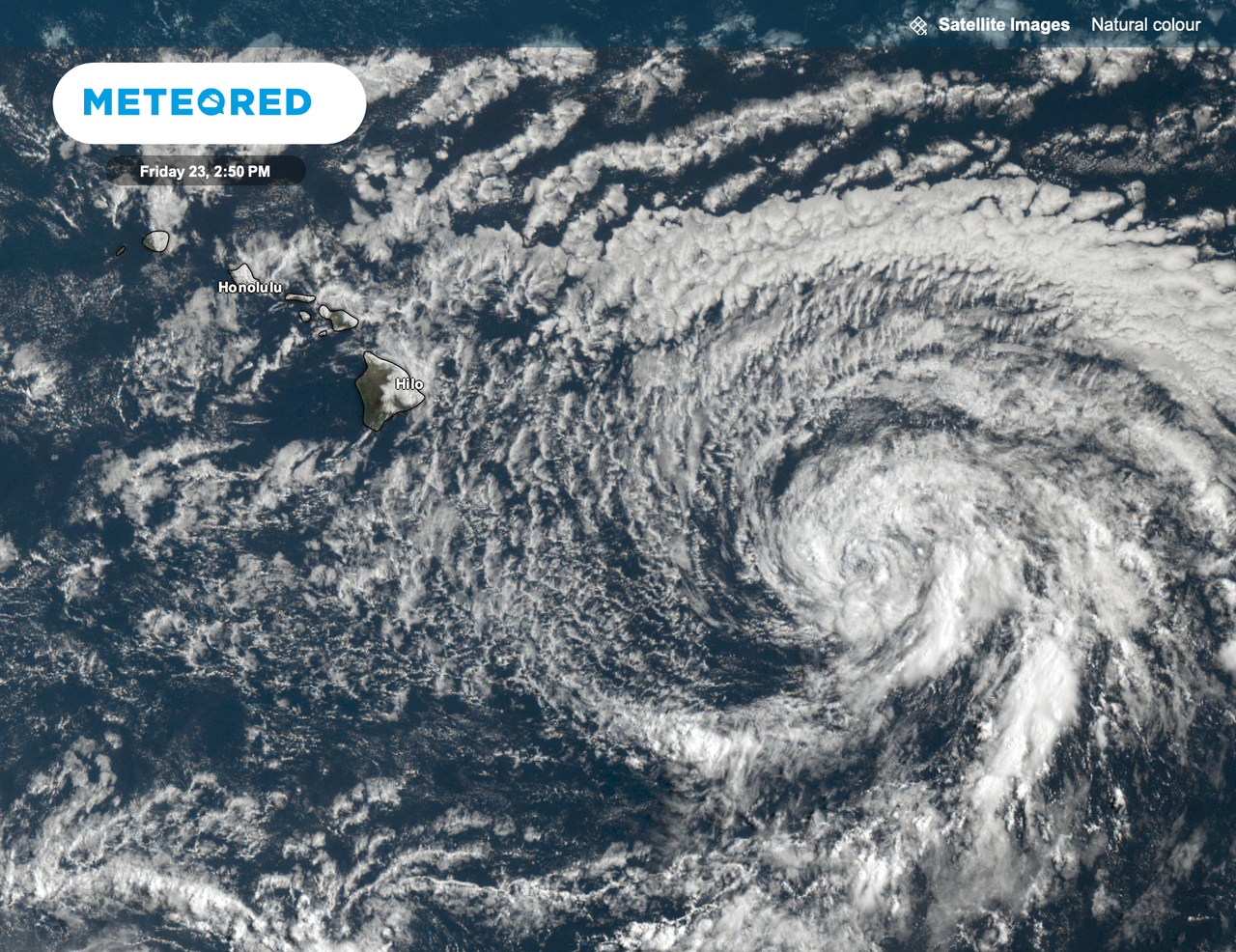 Tropical Storm Hone aiming for Hawaii this weekend with tropical storm