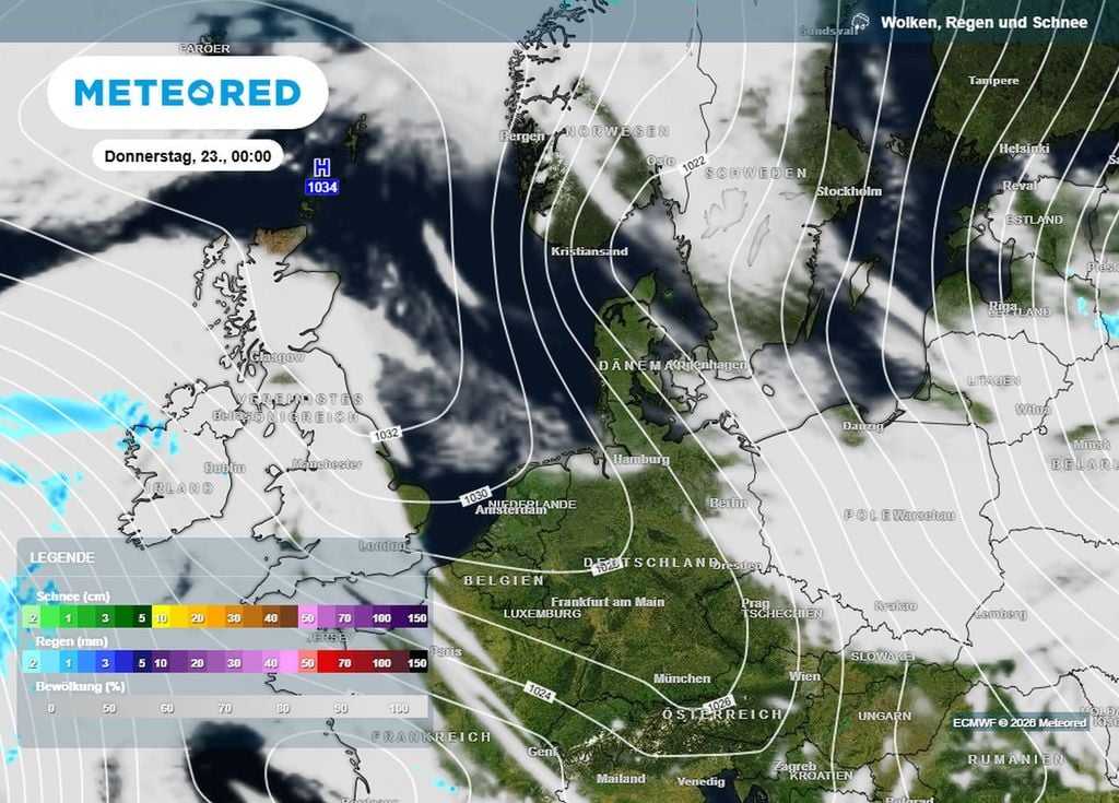 Hoch Uli liegt etwas "doof" und bringt Deutschland zwar viel Sonnenschein, aber auch viel Wind und eher frische Temperaturen.