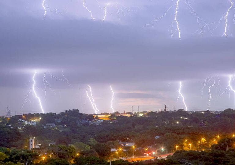 Tempestade em KwaZulu-Natal África do Sul Tempestade em KwaZulu-Natal África do Sul