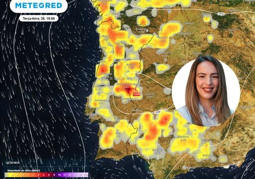 Trovoadas em Portugal: os 11 distritos sob vigil&acirc;ncia esta ter&ccedil;a-feira, 28 de abril