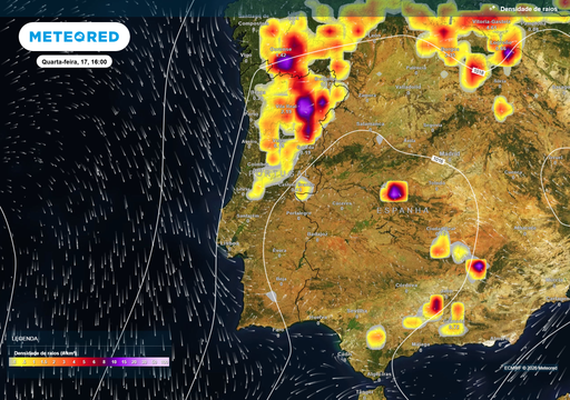 Trovoadas fortes no interior Norte e Centro: as nuvens crescem esta ter&ccedil;a-feira a partir das 13 horas