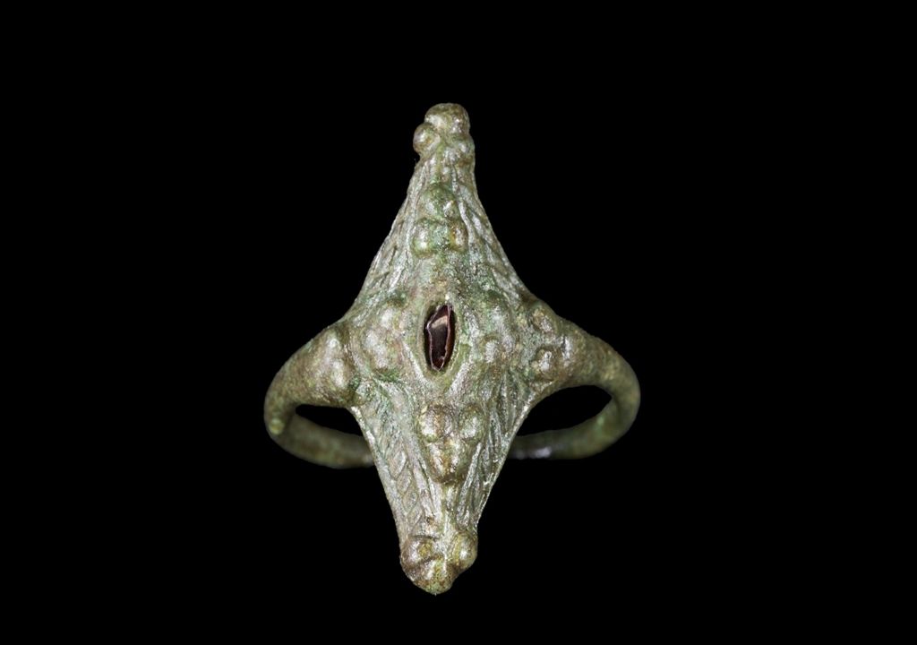 The Pictish ring photographed by National Museums Scotland. Credit: University of Aberdeen, National Museums Scotland.