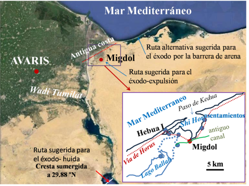 Tsunamis En Santorini Pudieron Inspirar El éxodo Bíblico Las simulaciones numéricas de dinámica de fluidos demuestran que los tsunamis con origen en la isla de Thera no proyectaron fuera del Egeo suficiente energía como para explicar las marcas de Sicilia e Israel / US
