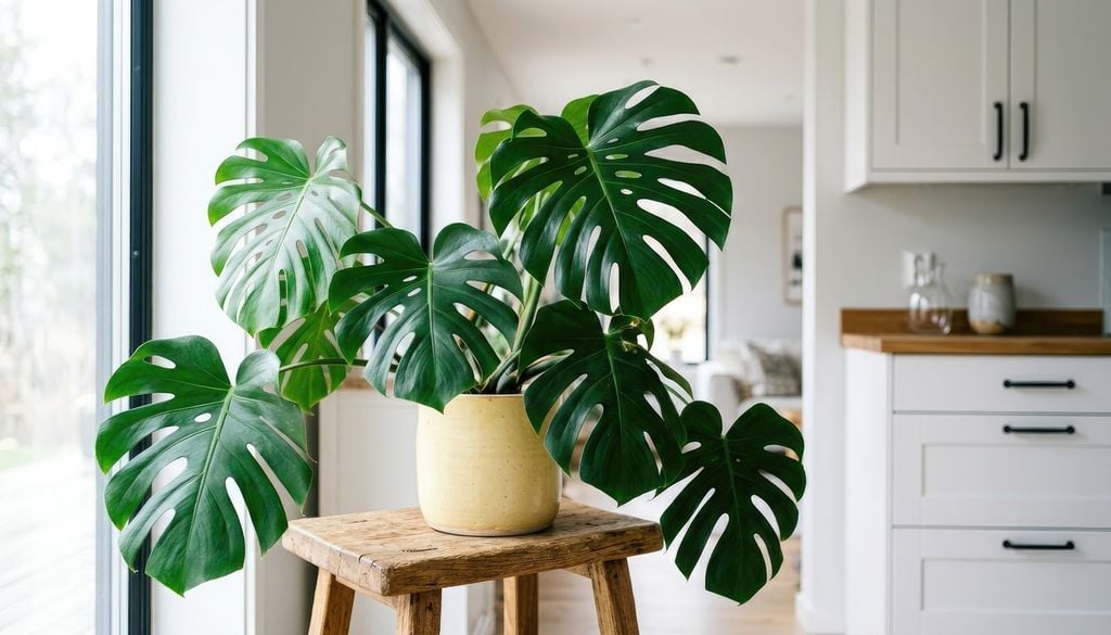 Utilizar tutores ayuda a dirigir el crecimiento de la Monstera y evita que ocupe demasiado espacio horizontal.