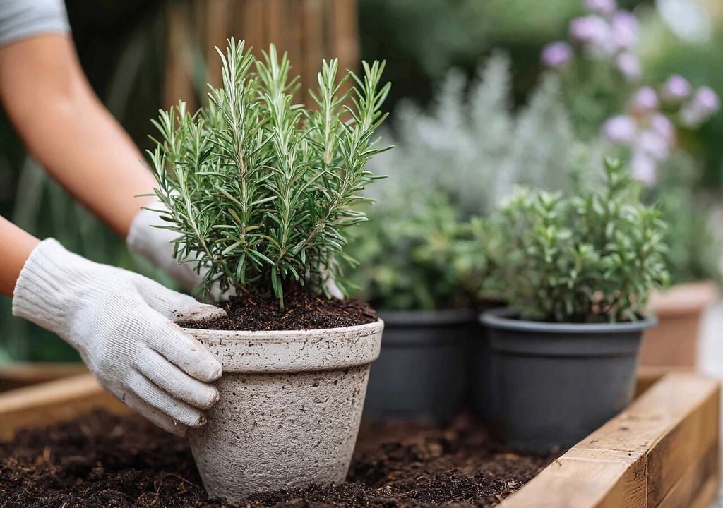 El exceso de agua es la principal causa de problemas en el romero, especialmente en macetas.