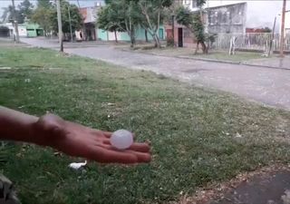 Tucumán: tormentas con granizo destructivo y 40°C