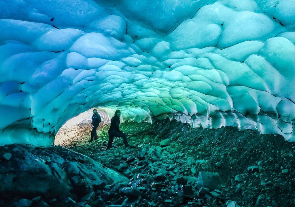 Túneles de Hielo en Chubut, Patagonia argentina.