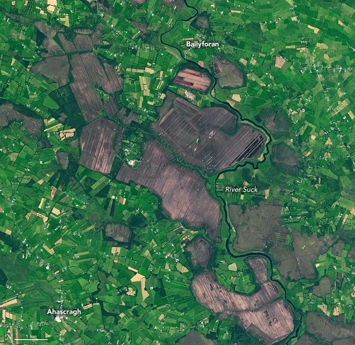 Imagen de turberas tomada el 13 de agosto de 2022 por Operational Land Imager-2 (OLI) en Landsat 9