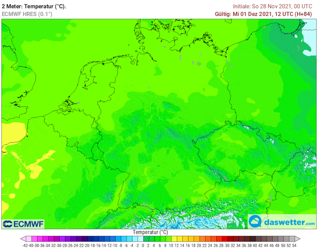 Mild am 1. Dezember Mild am 1. Dezember