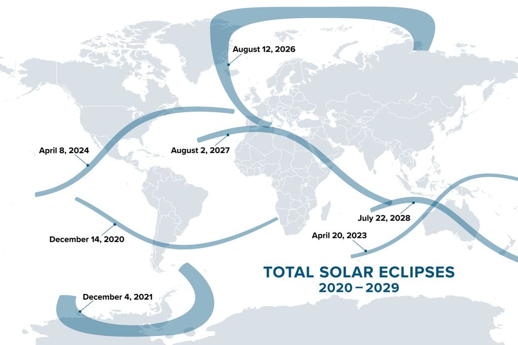 mapa eclipses total de sol mapa eclipses total de sol
