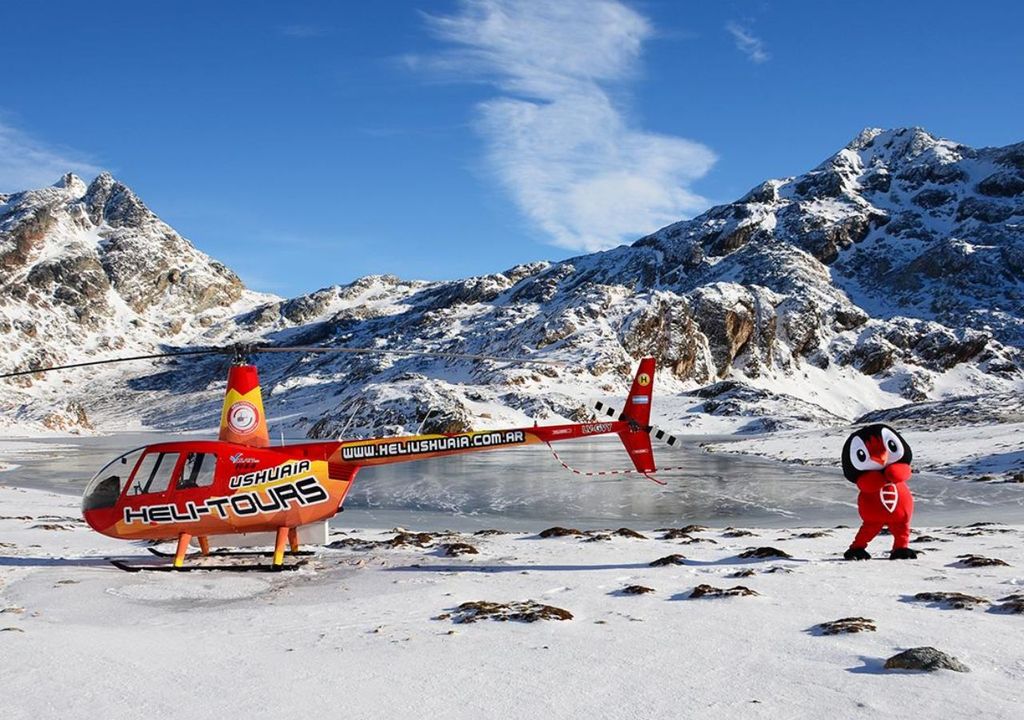 Tour en helicóptero en Ushuaia, Argentina Tour en helicóptero en Ushuaia, Argentina