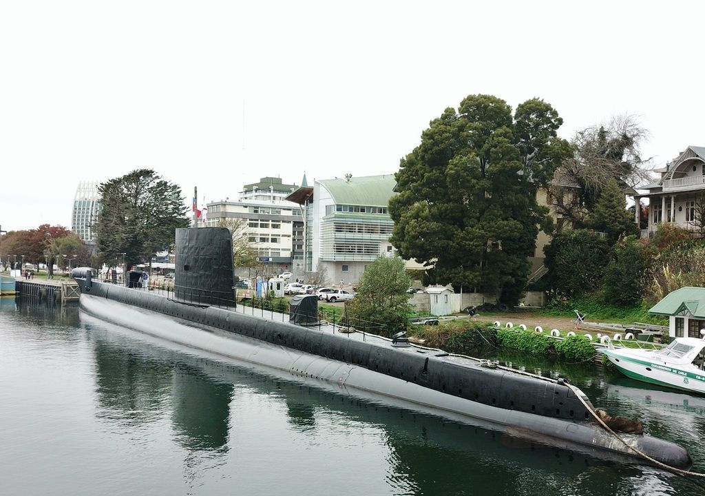 Museo Submarino O'Brien en Valdivia, Región de Los Ríos.