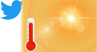 Twitter durante las olas de calor