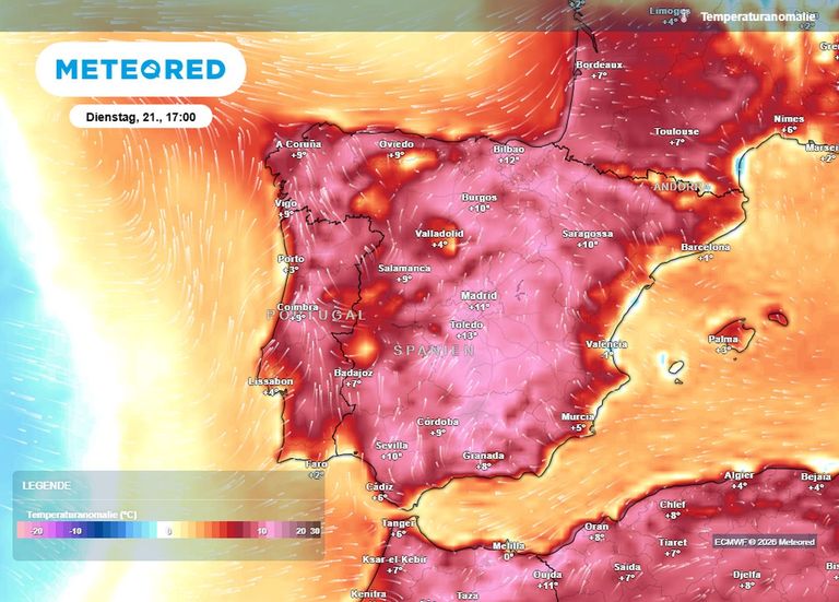 &Uuml;ber 30 Grad in Spanien &ndash; jetzt rollt die Hitze-Walze Richtung Deutschland!