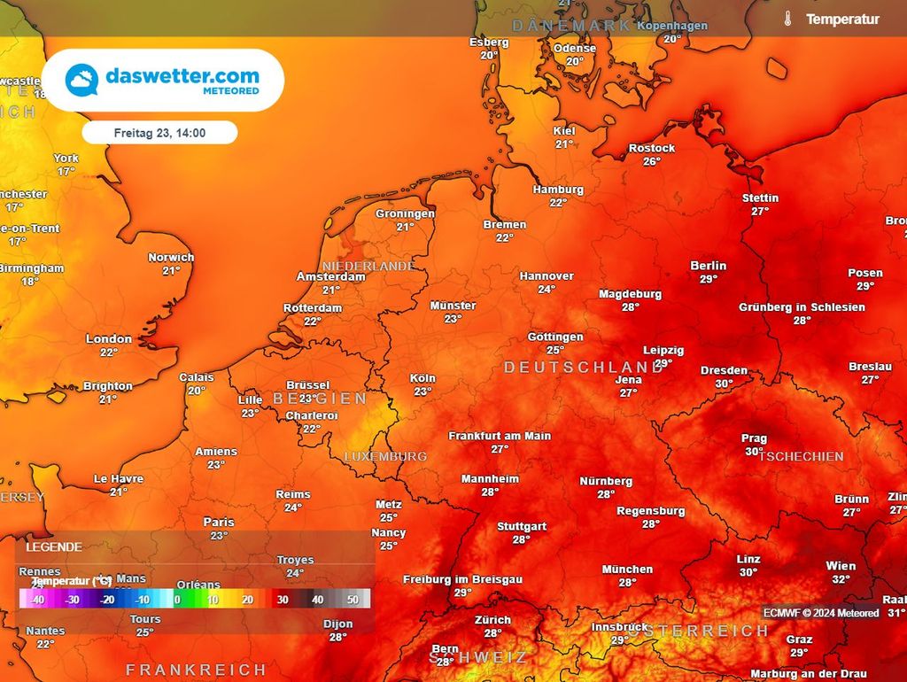 30 grad, hitze, deutschland