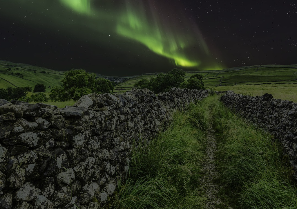 The aurora has been seen in England in recent days.