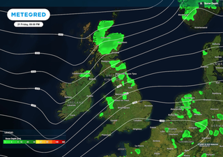 UK snow maps: This Saturday, an Atlantic front will collide with Arctic air and produce snowfall