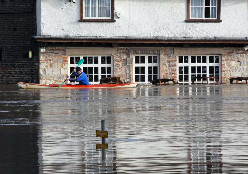 Heavy rain associated with storms often led to river overflow which flooded towns such as in Yorkshire, causing costly property damage.