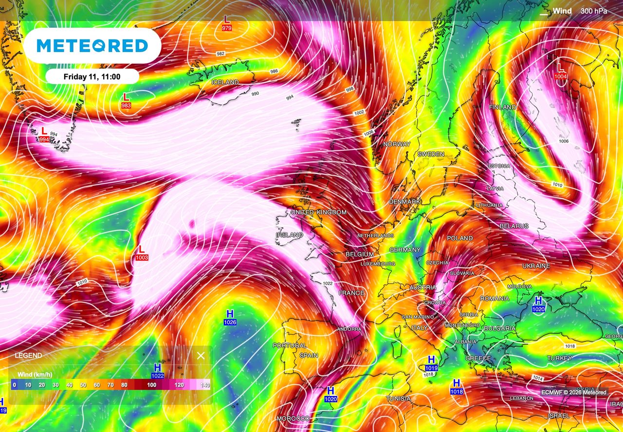 Jet Stream Example UK weather maps show how jet stream will affect this weekend’s weather ...