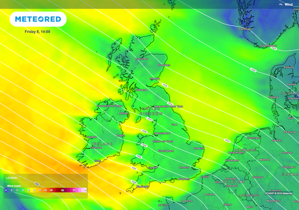 UK Weather Outlook For The Next Few Days: Blustery With Winds Strengthening