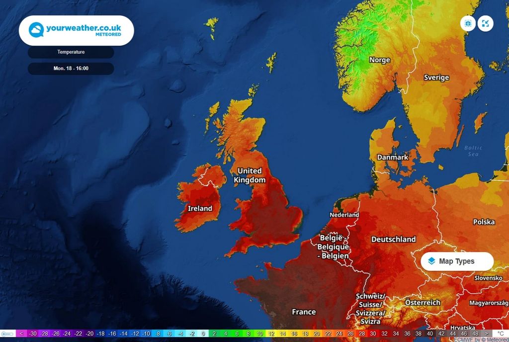 The UK weather outlook for the rest of July 2022