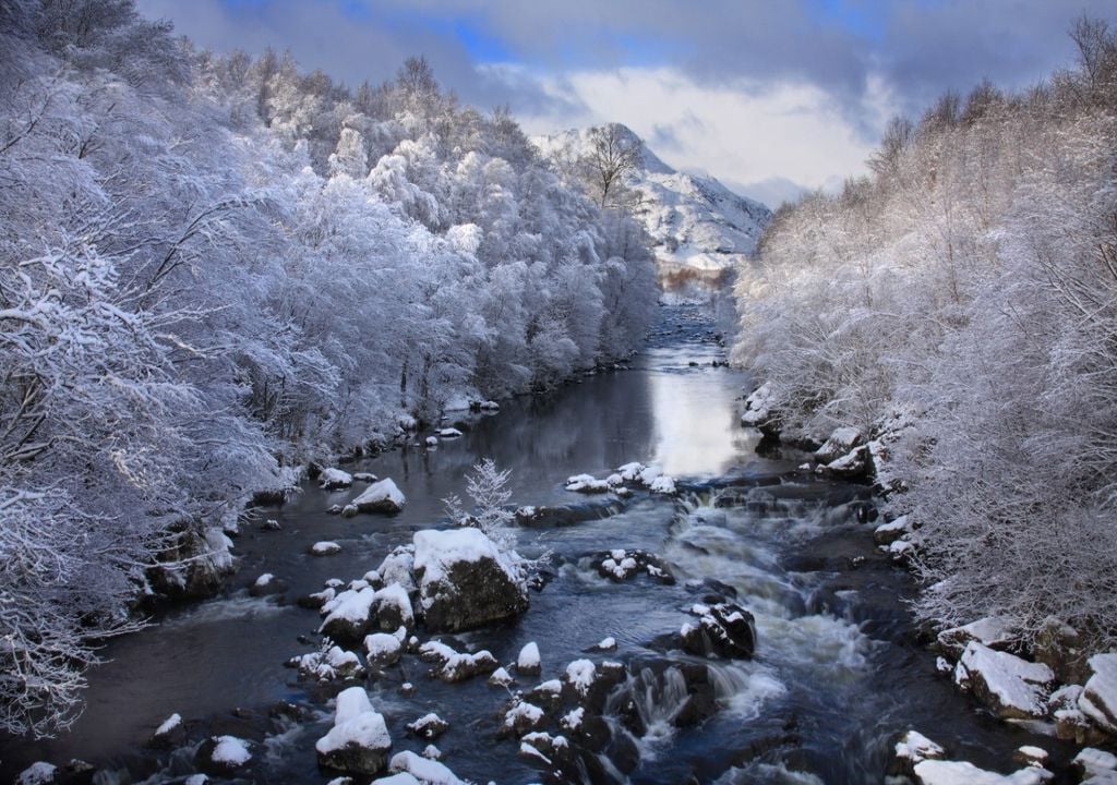 Snow in Scotland