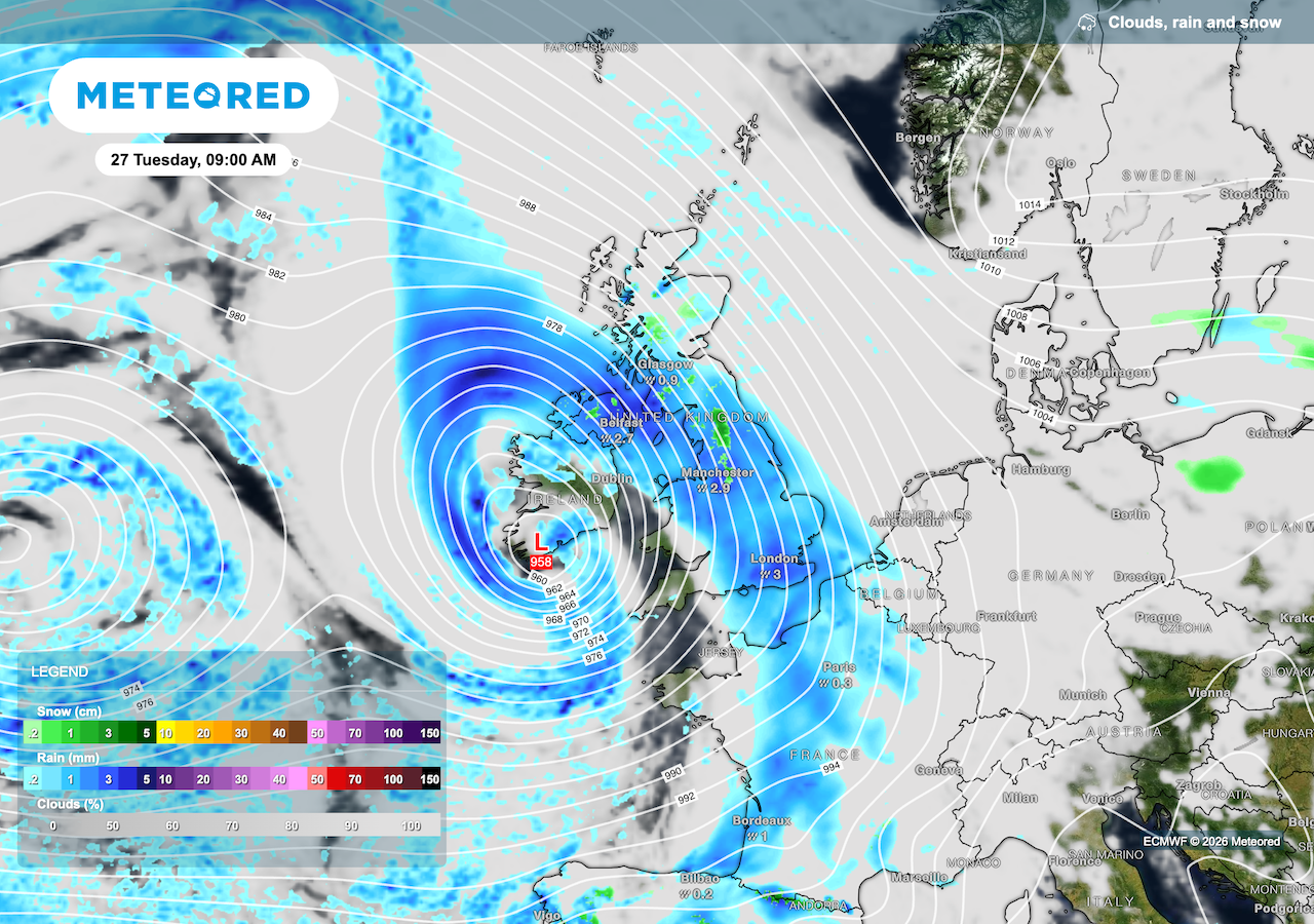 Storm Chandra named as Met Office issues amber warnings for wind, heavy ...