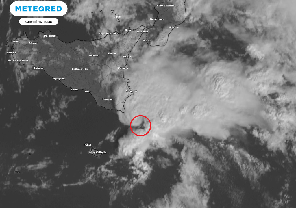 Il grosso Mesoscale Convective Vortex sullo Ionio.