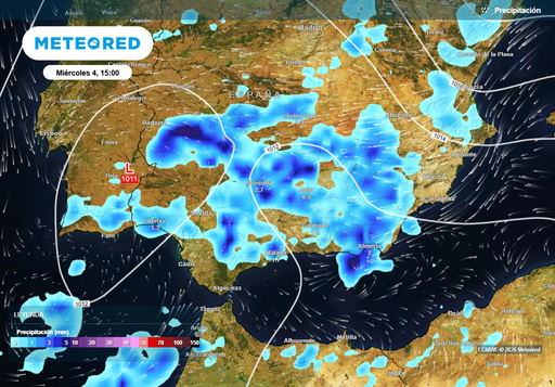 &Uacute;ltima hora de la borrasca Regina: este d&iacute;a llegar&aacute;n las lluvias m&aacute;s intensas a Andaluc&iacute;a