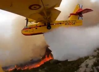 Images incroyables : une partie de Tenerife est en feu ! 10 000 hectares ont déjà brûlé !