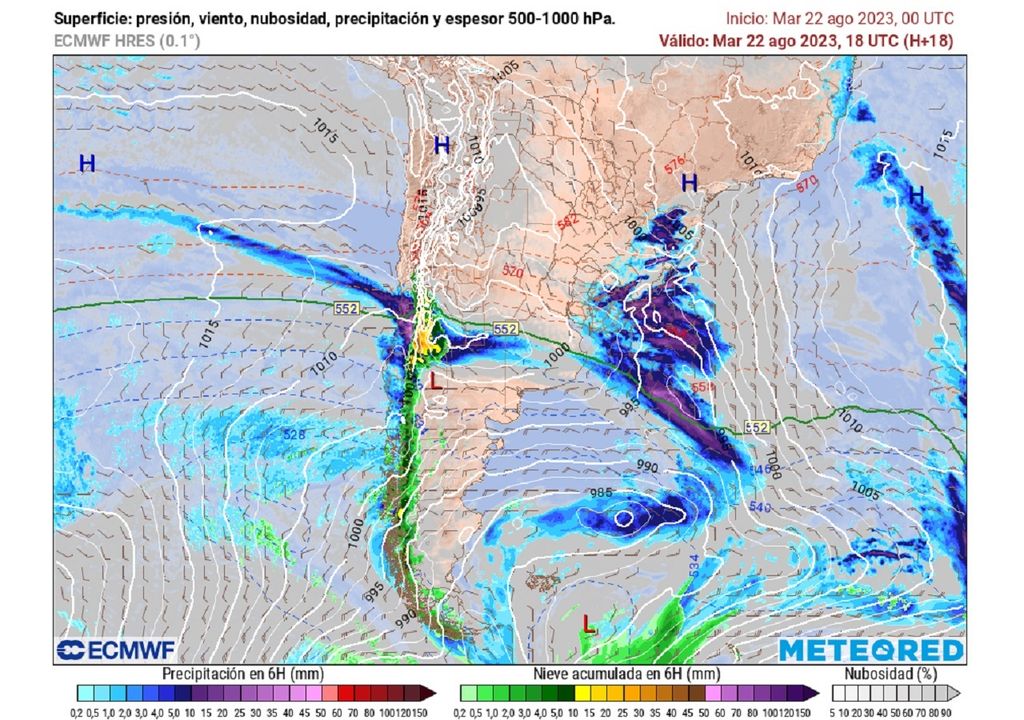 Sistema frontal previsto dejará nevadas intensas en zonas cordilleranas Sistema frontal previsto dejará nevadas intensas en zonas cordilleranas