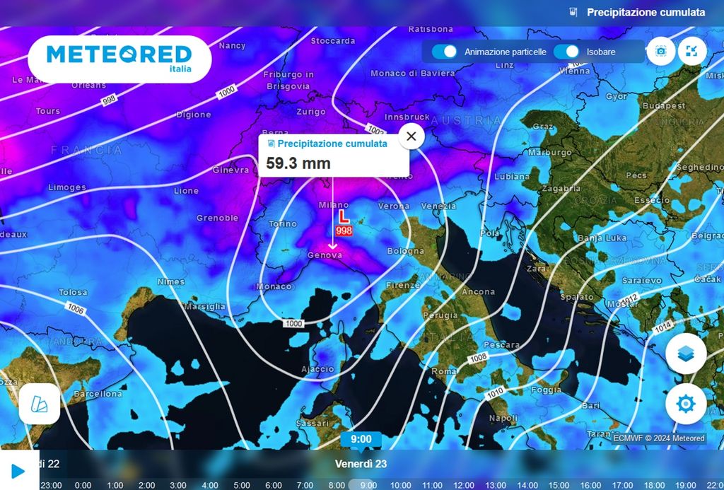 Precipitazioni Italia Precipitazioni Italia
