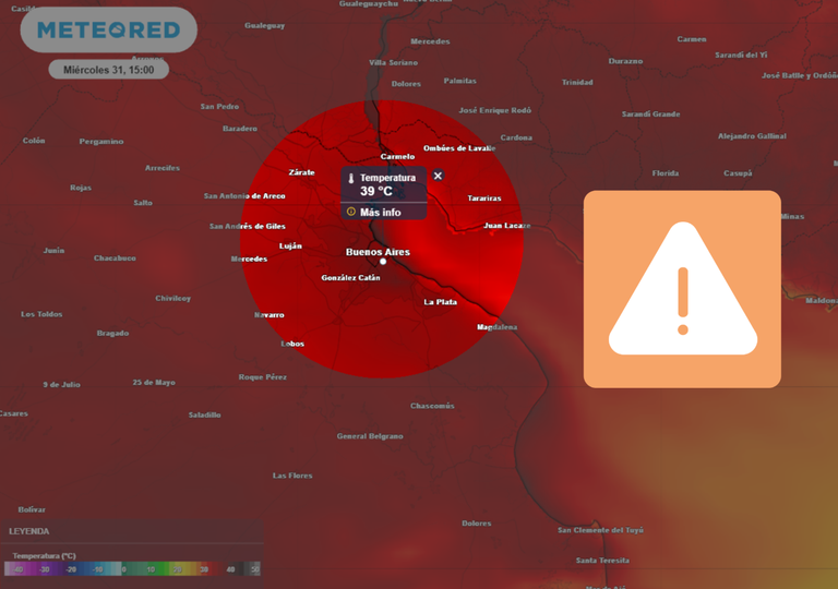 &Uacute;ltimo d&iacute;a del a&ntilde;o cerca de los 40 &deg;C y de batir el r&eacute;cord, &iquest;a qu&eacute; hora llega el alivio al AMBA y c&oacute;mo empieza el 2026?