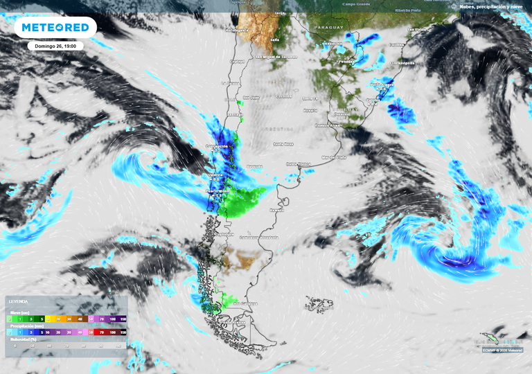 &Uacute;ltimo fin de semana de julio muy gris en Argentina, y con m&aacute;s temporales de nieve en la cordillera