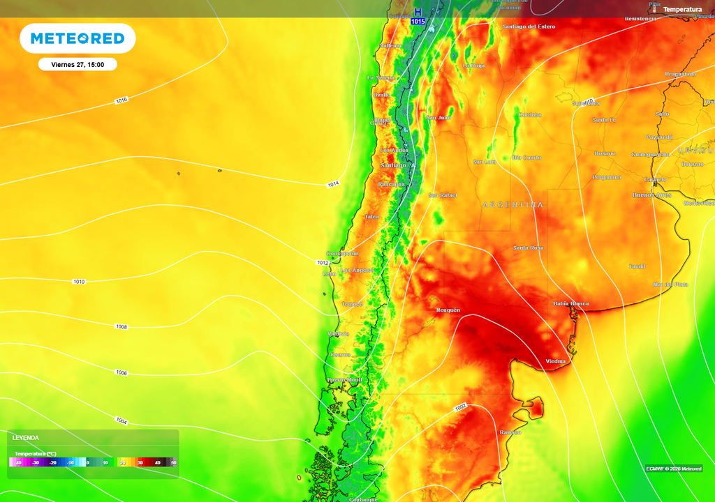 El viernes 27 sería el día más fresco de la última semana de febrero en la zona central de Chile.