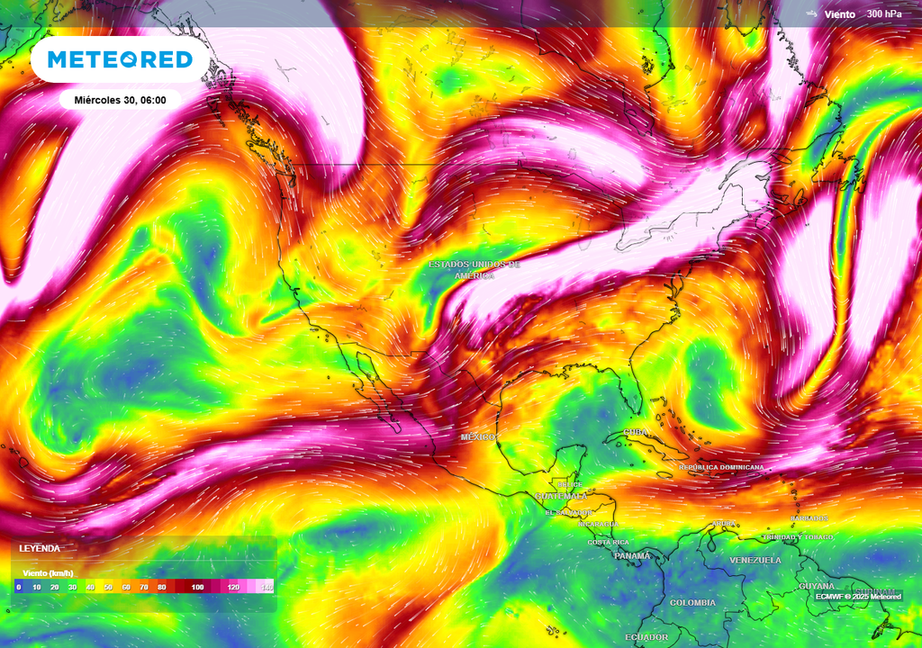 Pronóstico de vientos en km/h Pronóstico de vientos en km/h