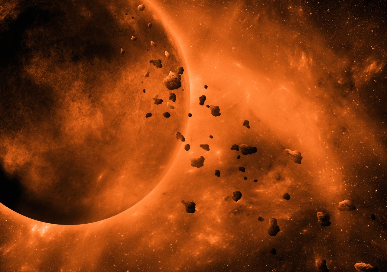 Debido a su proximidad al cinturón de asteroides, Marte está más expuesto a posibles grandes impactos.