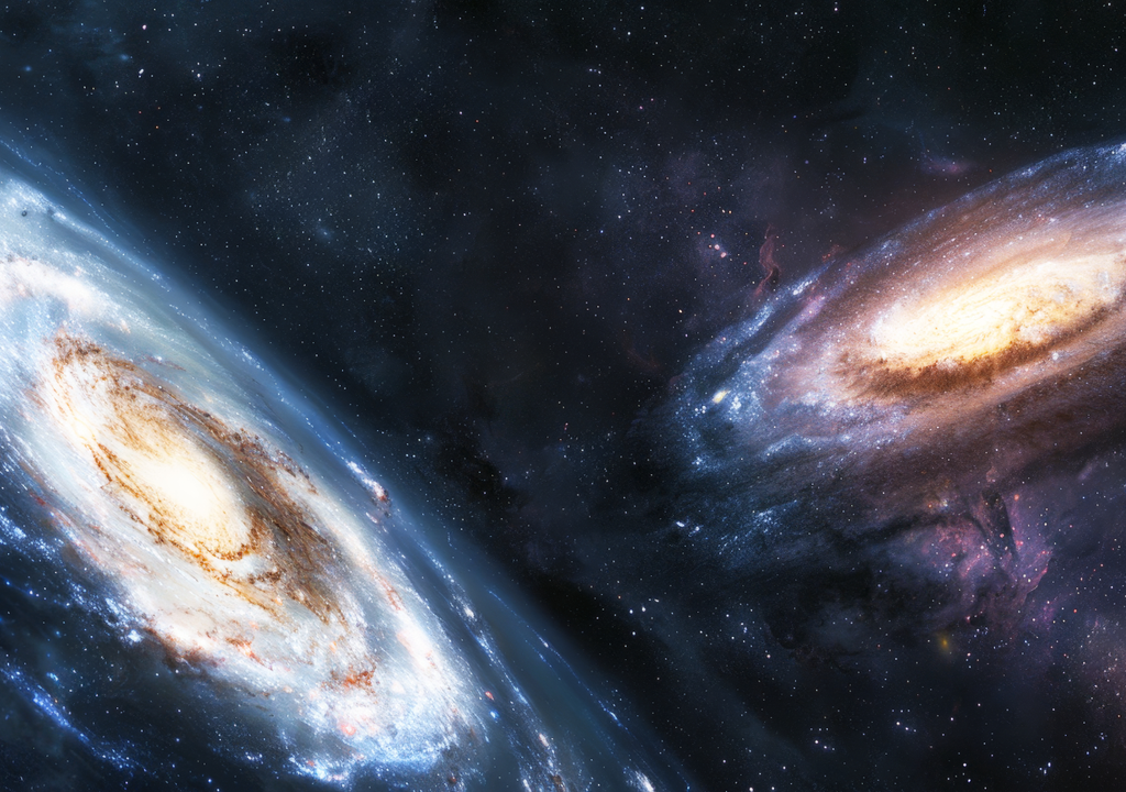 50% of being a collision in the future is what a new study suggests about the interaction between the Milky Way and Andromeda.