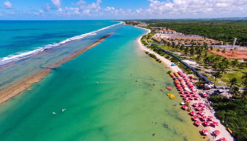 Praia de Muro Alto, em Porto de Galinhas, Pernambuco. Crédito: Cleferson Comarela.