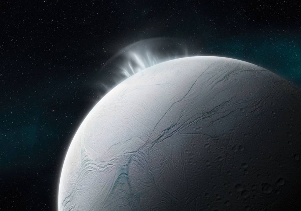 plumes, Enceladus, space, grains of ice