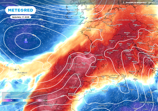 Uma crista subtropical aproxima-se a toda a velocidade de Portugal: eis os fen&oacute;menos mais marcantes desta semana