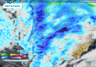 Uma frente atl&acirc;ntica aproxima-se de Portugal a toda a velocidade: trar&aacute; chuva persistente, neve, vento e mar agitado