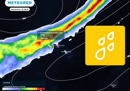 Uma nova frente fria chegar&aacute; aos A&ccedil;ores entre hoje e amanh&atilde;: eis as ilhas mais afetadas pela chuva