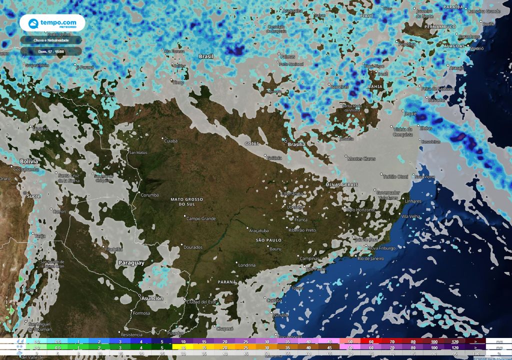 chuva páscoa Minas Gerais e Espírito Santo