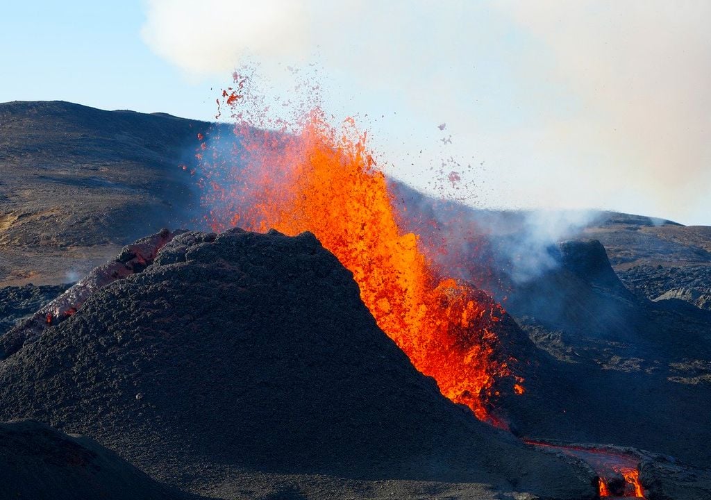 Volcán erupción volcánica