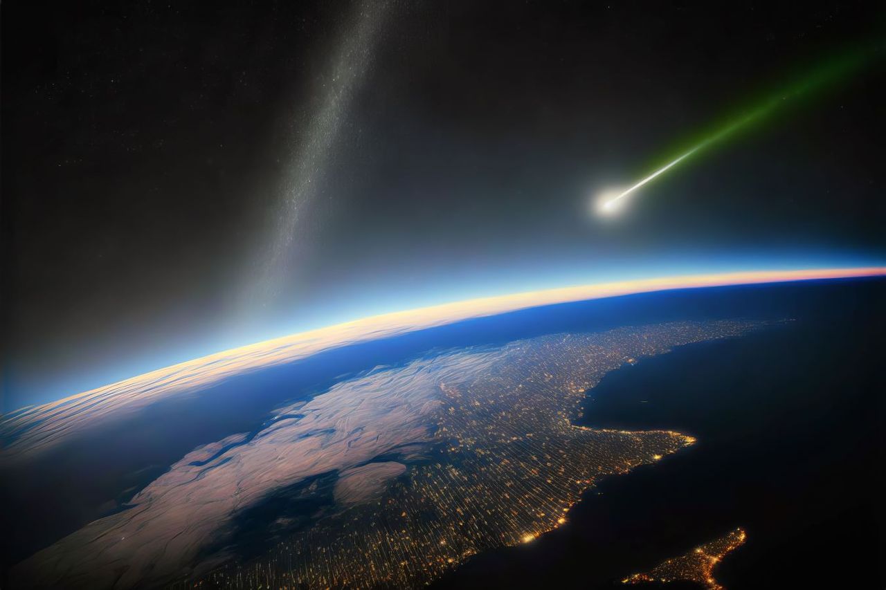 Asteroide brucia sui cieli di Berlino prima di schiantarsi al suolo.