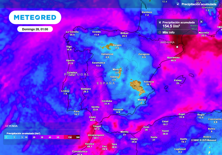 Giro del tiempo de Espa&ntilde;a en plena Navidad por un bloqueo escandinavo: lluvia, nieve y heladas en estas zonas