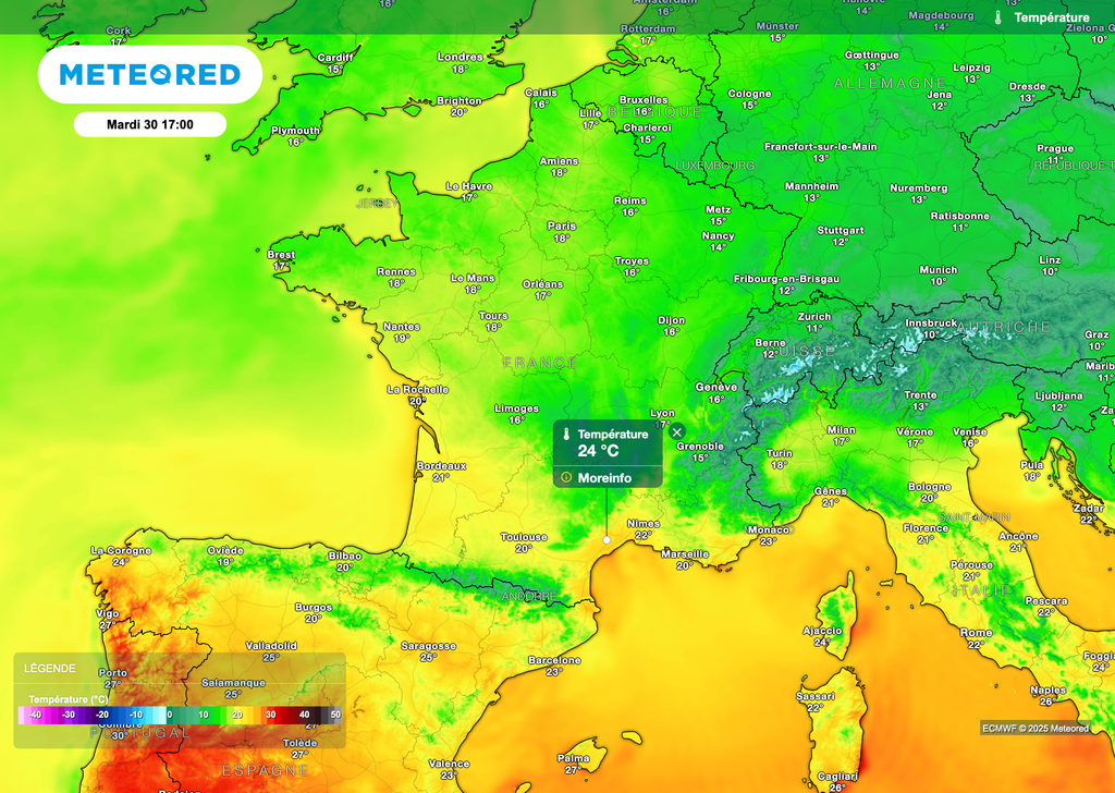 Douceur de retour ce week-end et jusqu'en début de semaine au moins.