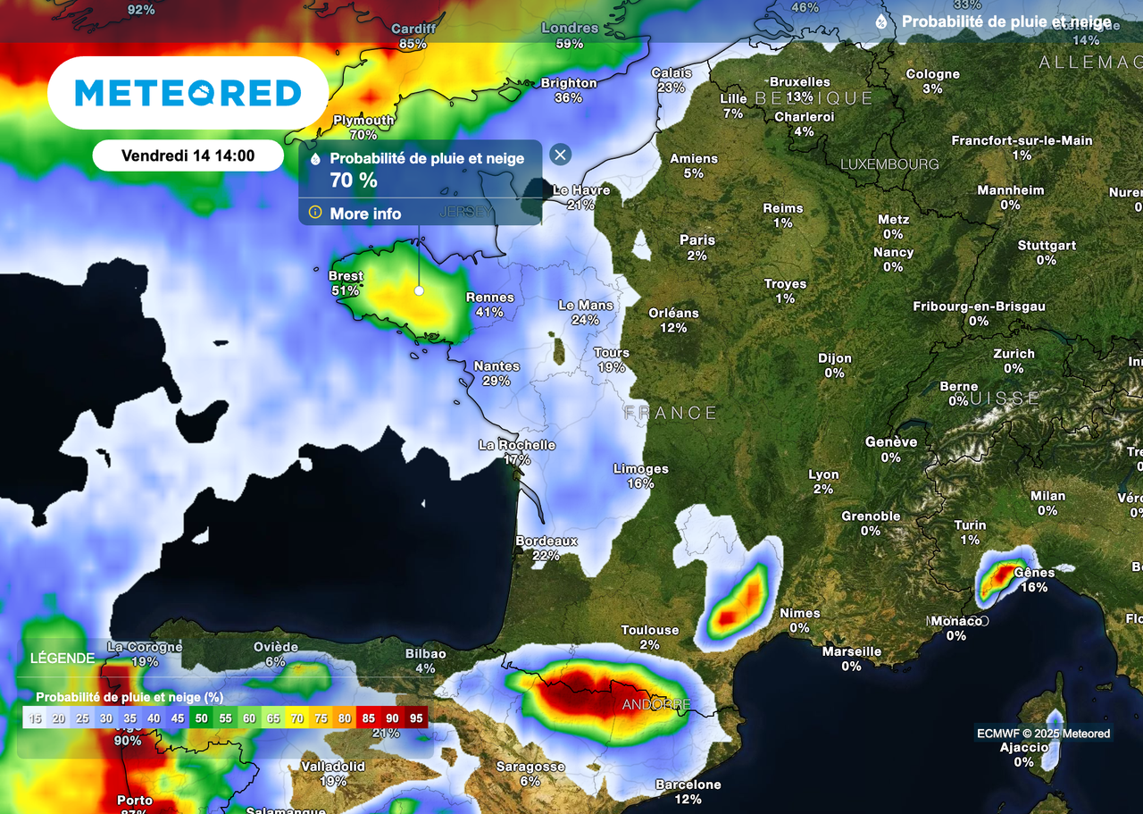 Un changement radical de temps se confirme en France à partir du vendredi 14 novembre ! Voici ce que montrent nos cartes