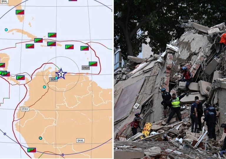 Un doble terremoto sacude Venezuela dejando cientos de edificios destruidos, muerte y caos: v&iacute;deos y &uacute;ltima hora